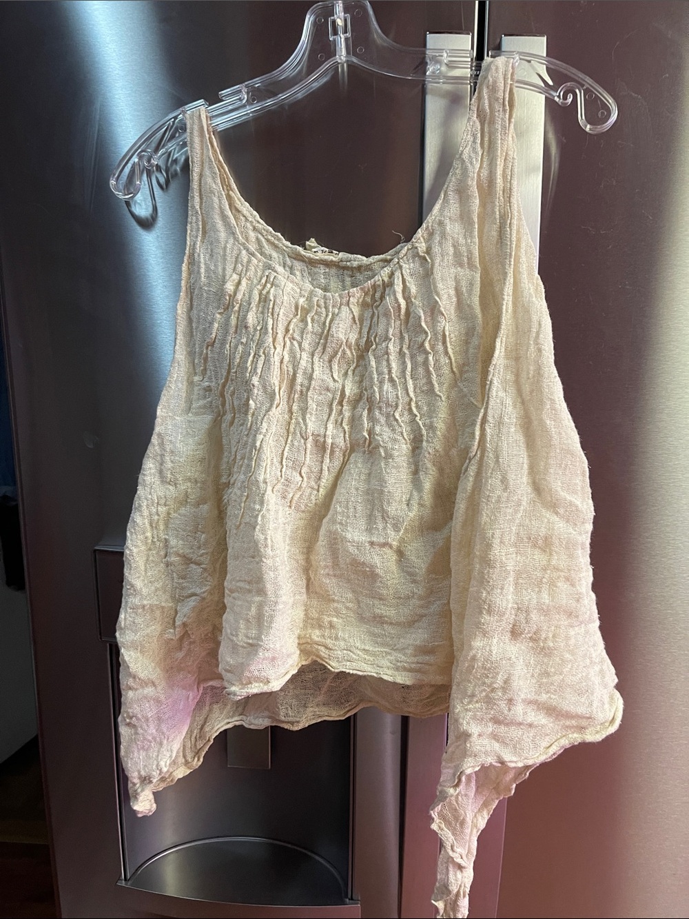 Magnolia Pearl Cream Textured Sleeveless Camisole